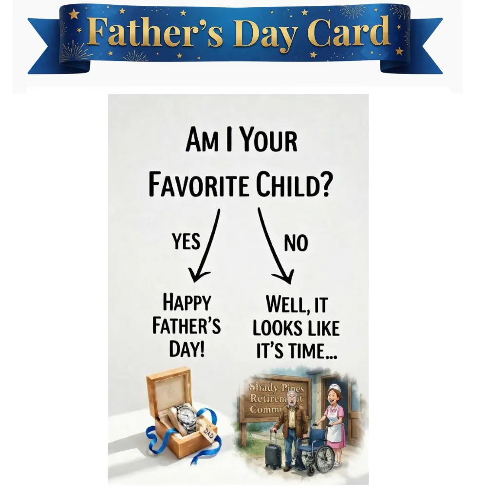 Funny Fathers Day Card