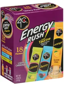 4C Energy Rush with Taurine Variety Pack Drink Mix