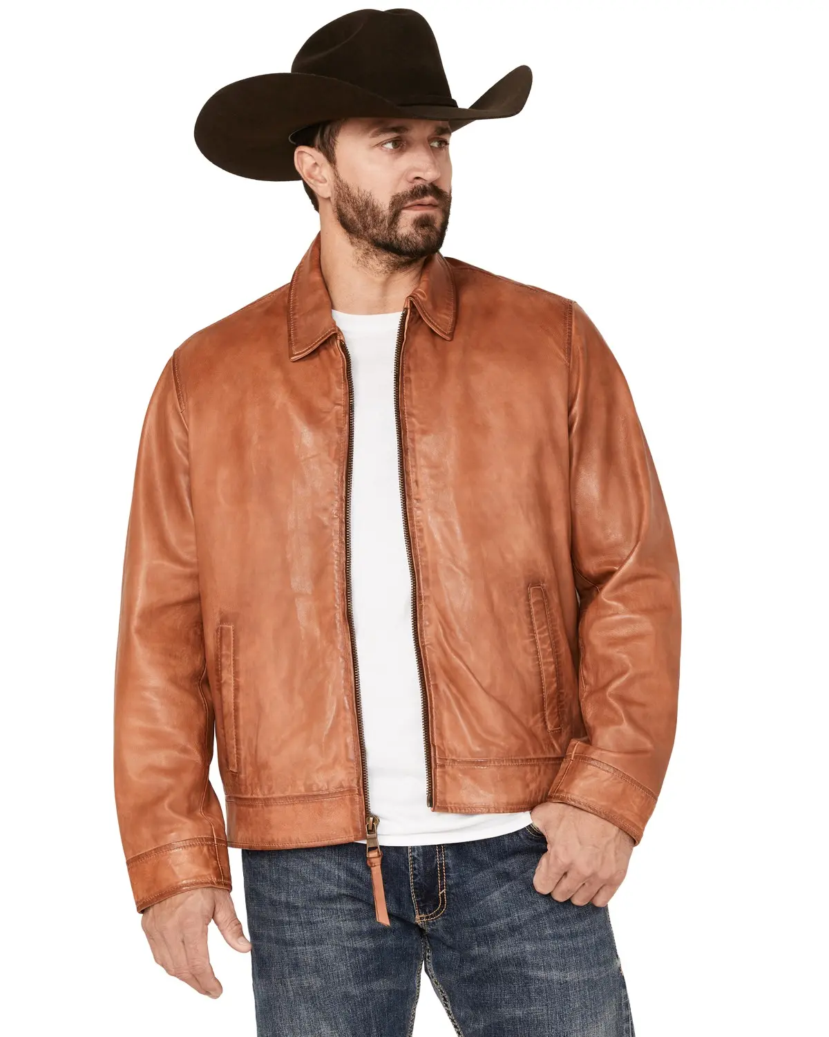 Scully Men's Men'S Leather Bomber Jacket - 2021-10