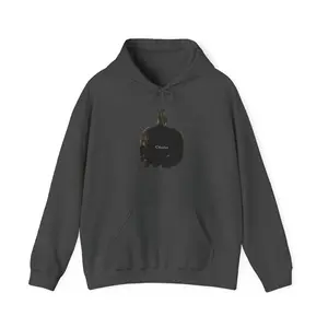 Obsidian Dawn: Color, Deep Heather Gray, Hoodie Sweatshirt