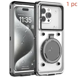For Universal Waterproof Phone Case for iPhone Samsung Xiaomi, 6.9 Inch Screen, Wet Hand Touch Design, Fits Various Models