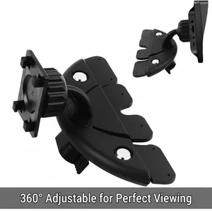 360° Rotating CD Slot Car Mount – Triangle Stable Holder for CarPlay Screens, GPS & Dashcams Easy Installation