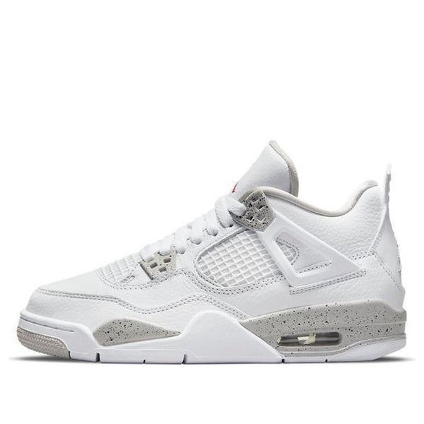 NEW Youth/WMNS Sz 6.5Y Nike Air Jordan 4 Retro GS White Oreo DJ4699-100