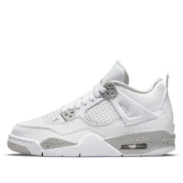NEW Youth/WMNS Sz 6.5Y Nike Air Jordan 4 Retro GS White Oreo DJ4699-100