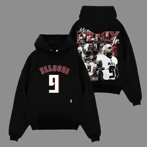 Michael Penix Jr. 9 Game Day For Falcons Nation Hoodie Sweatshirt T-Shirt (Made In US), Rise Up Football Fans Outfit, Dirty Birds Nation Game Day Outfits, Gift For Football Fans, Football Graphic Hoodie