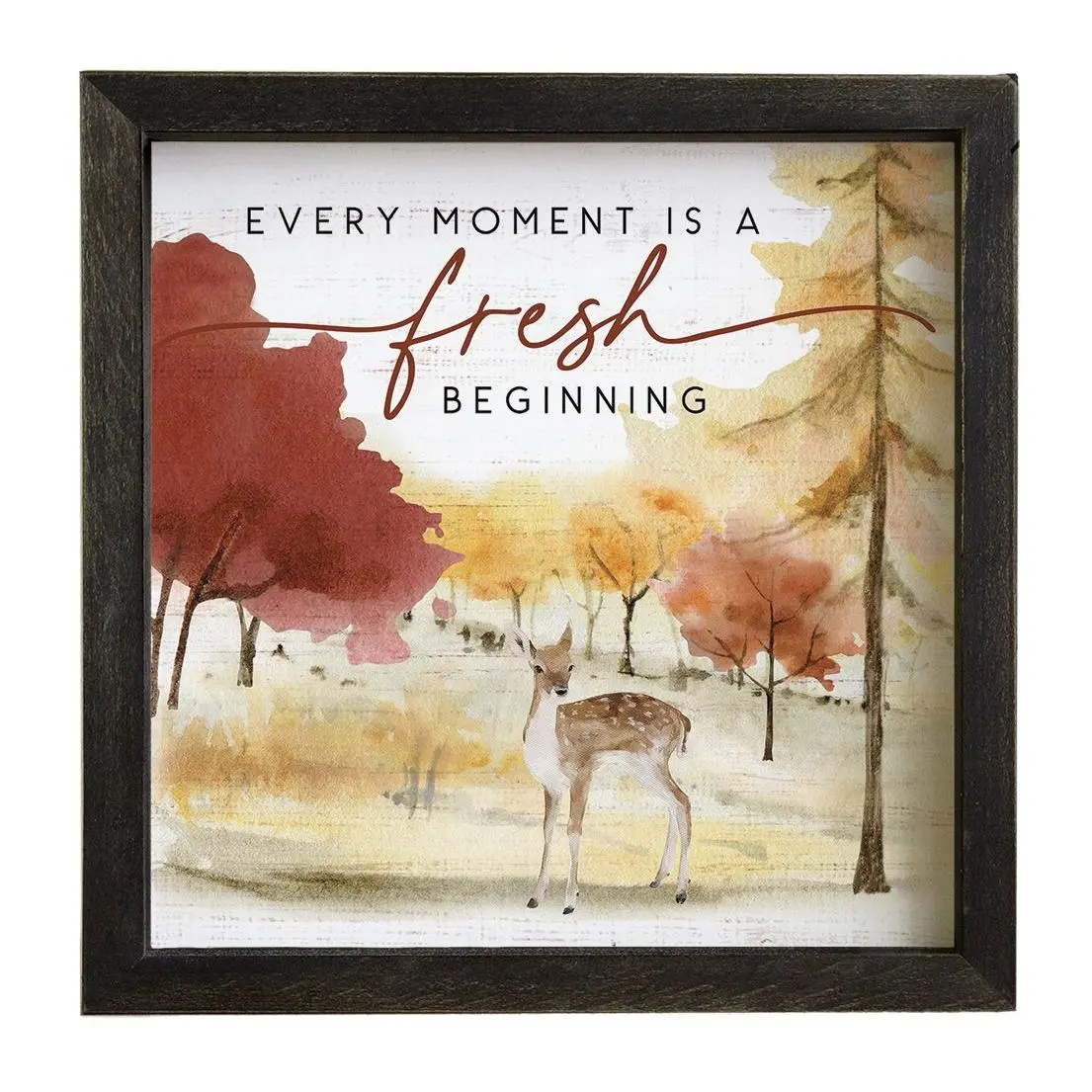 Sincere Surroundings 10" Fresh Beginnings Fallramed Art Sincere Surroundings 10" Fresh Beginnings Fallramed Art