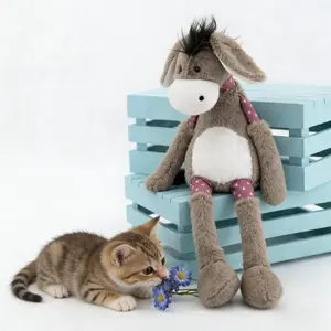 Emotional Animal Series Plush Toys, Platypus Donkey Dog Cat Stuffed Animals, Cute Pet Soft Dolls for Kids and Adults