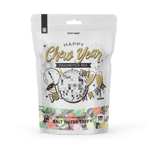 Taffy Shop, Happy Chew Year Favorites Salt Water Taffy - Gourmet Soft, Sweet & Chewy Candy