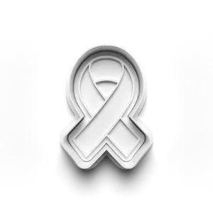Awareness Month 2'' Cutter and Stamp PRV for Oreos, CakePops, Chocolates, Crafting Bakeware Utensils Set Smooth