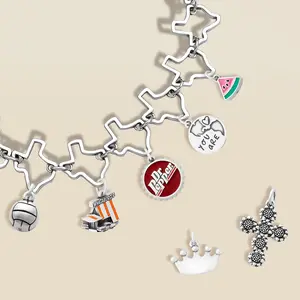 JA Jewelry Single Pendant with Multiple Elements Cute and Fun Fashionable Exquisite DIY Bracelets or Necklaces Perfect Gift for Family Loved Ones and Friends