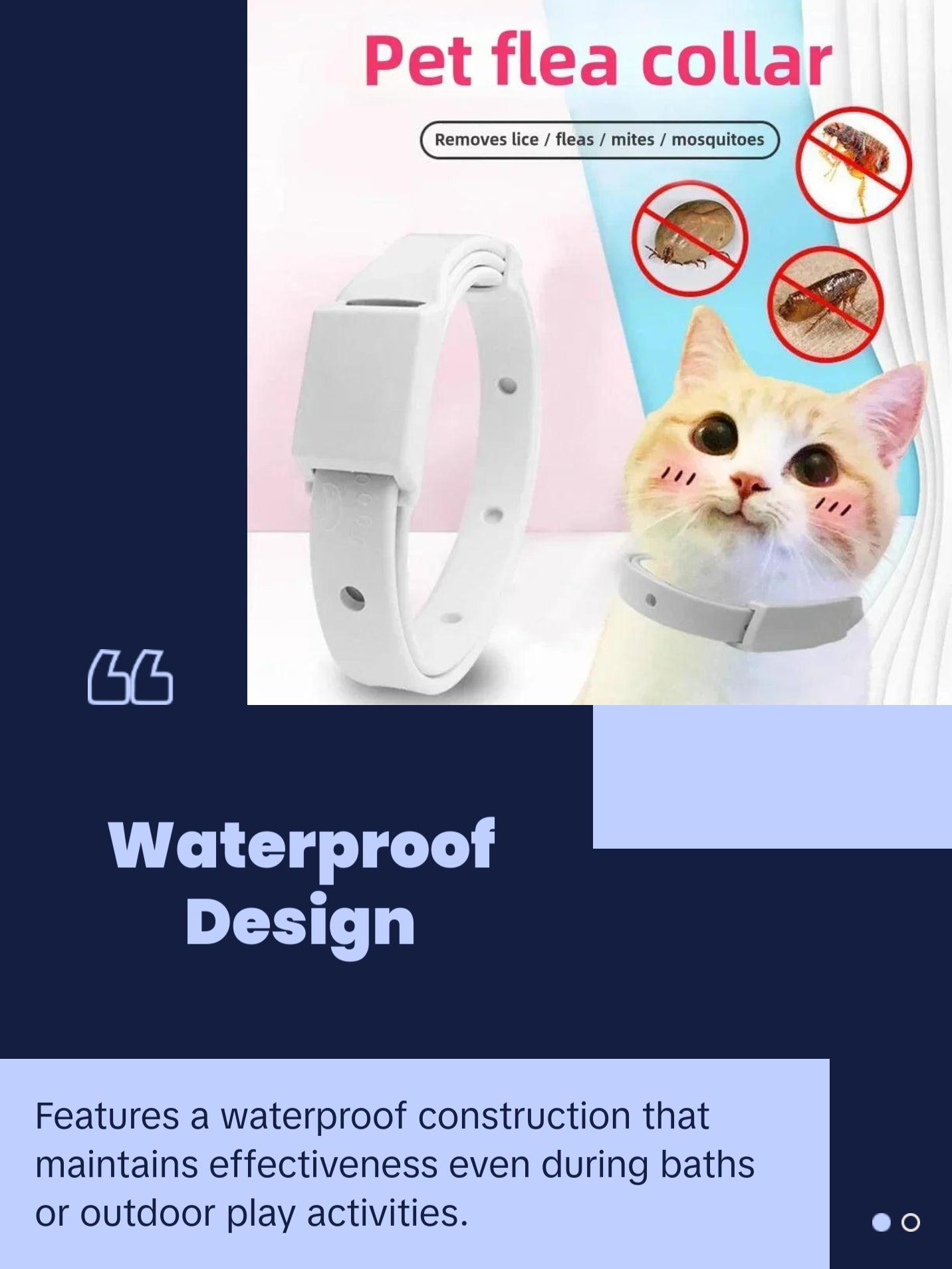 Pet Collar Flea Ring for Kittens and Pets, External Deworming