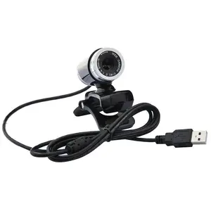 USB driver-free high-definition webcam with built-in microphone for desktop and laptop computers, suitable for online classes and live streaming