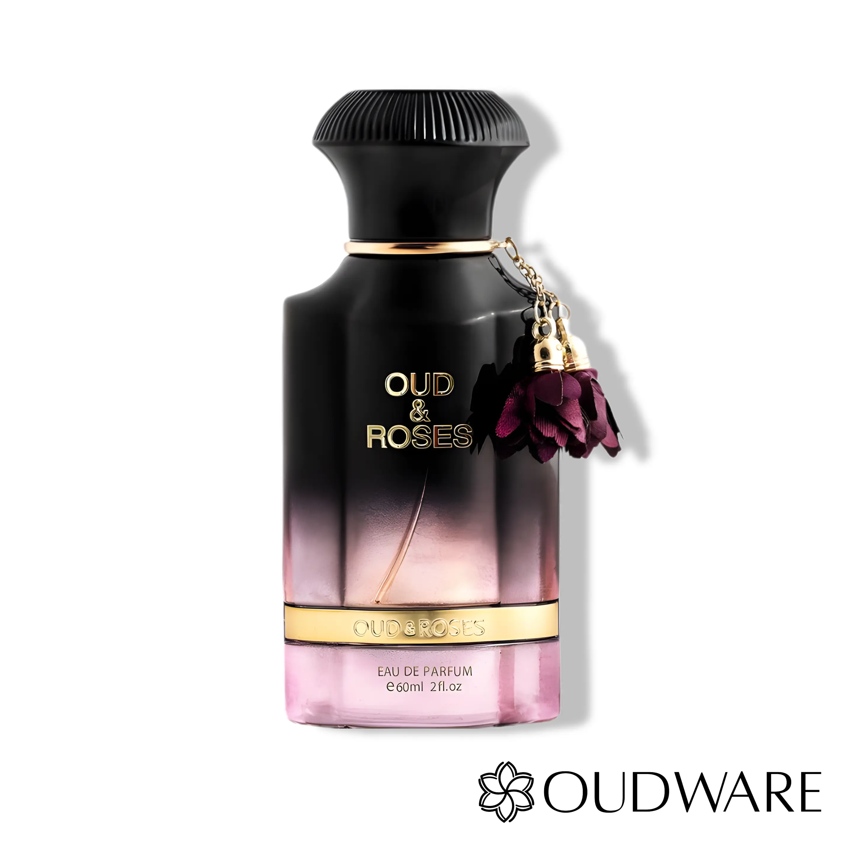 Ahmed Al Maghribi Oud & Roses Eau de Parfum 60ml (2.0oz) - A Floral And Woody Genderless Fragrance