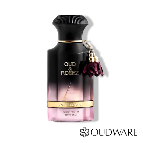 Ahmed Al Maghribi Oud & Roses Eau de Parfum 60ml (2.0oz) - A Floral And Woody Genderless Fragrance