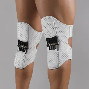 2pcs Stabilizer Knee Brace Spring Support with Breathable Design & Magic Strap, Enhanced Compression for Meniscus & Mountain Climbing