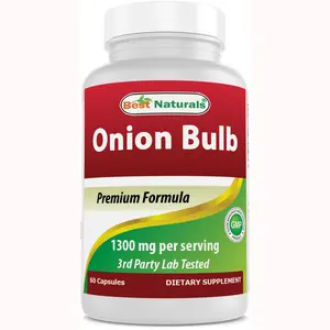 Best Naturals Onion Dried Bulb 1300mg per Serving - 60 Capsules - Also Called (Allium Cepa)