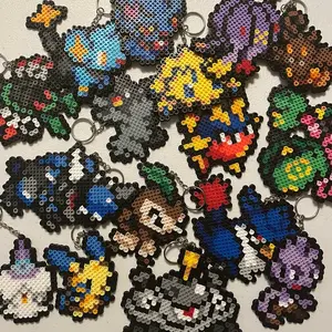 Pick Your Pixel Art Keychain! :) (Starter, Legendary, Mythical, Megas, Any Gen And Even Shiny! :O