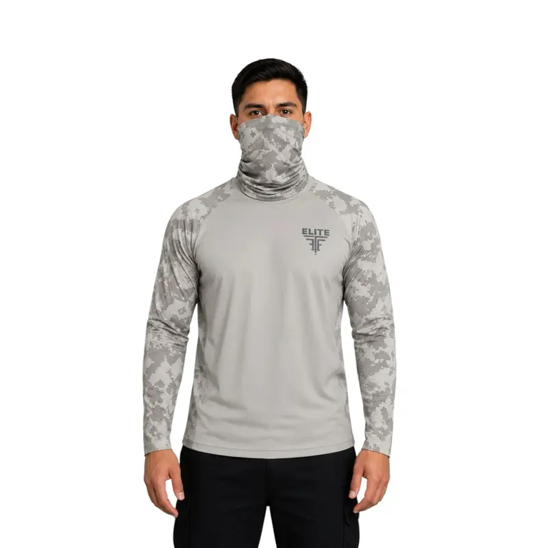UNISEX LONG SLEEVE DRY FIT - SILVER GRAY UNISEX LONG SLEEVE DRY FIT - SILVER GRAY