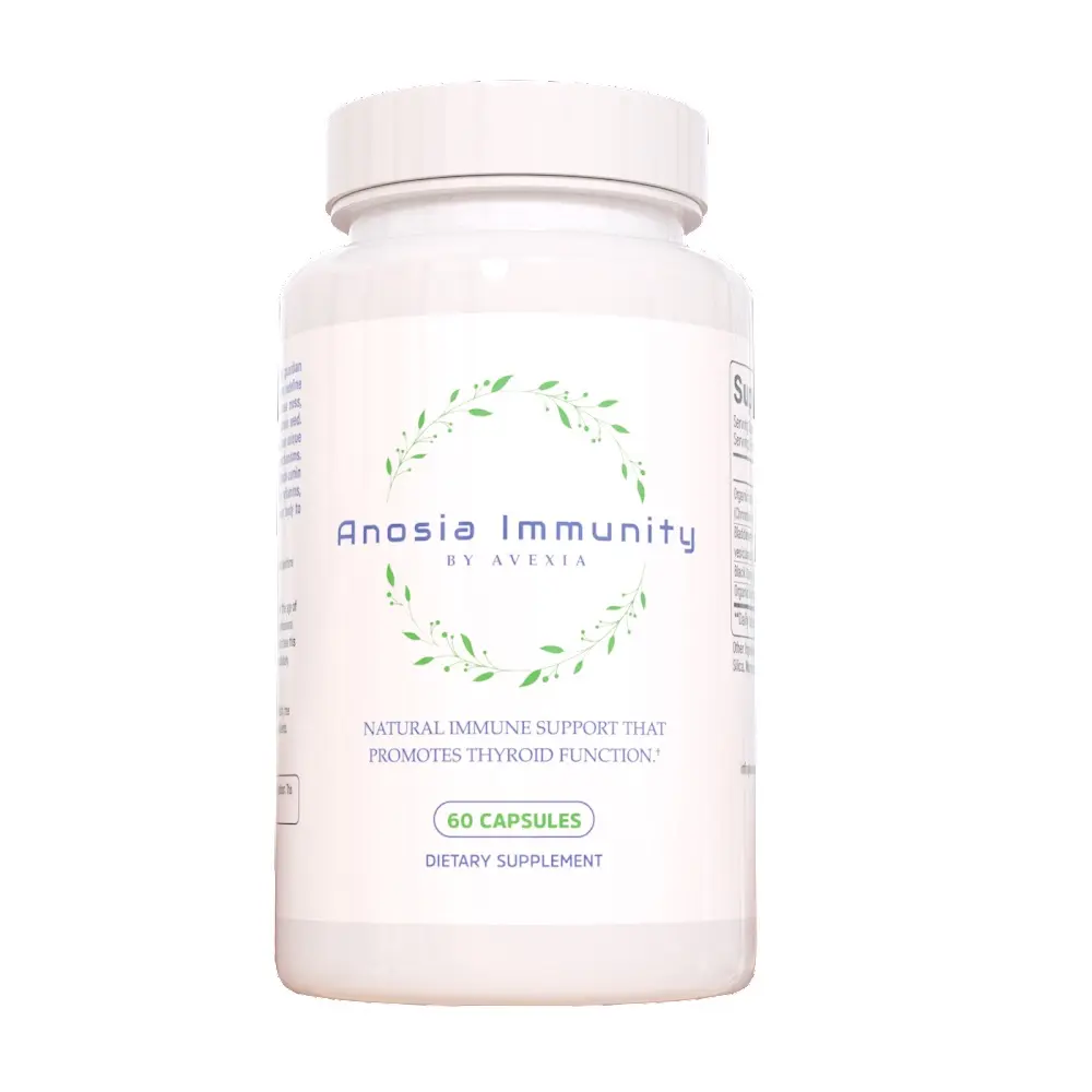 Anosia Immunity Supplement (Irish Sea Moss, Bladderwrack, Burdock Root, Black Cumin Seed), 60 Ct.