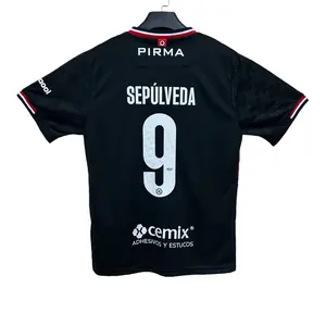 2025-26 Cruz Azul SEPULVEDA #9 Fan Edition Adult Short-Sleeve Breathable Quick-Dry Jersey LIGA MX Athletic Techwear Sports Top
