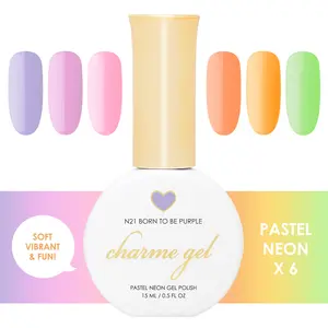 Charme Gel Pastel Neon Collection / 6 Colors