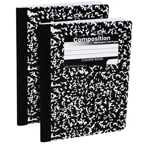 Marble Cover Composition Notebooks, College Ruled, 100 Sheets School Notebooks, Student Journal Notebooks for School & Office