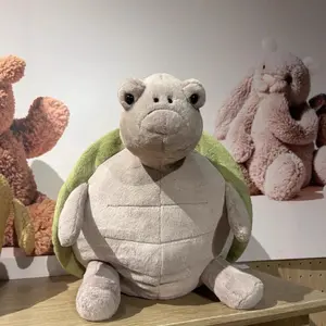 Timmy Turtle Plush Toy Individually Compressible Cotton Fabric Soft Stuffed Animal Cuddly Gift Cute Design Weighted Stuffed Animal