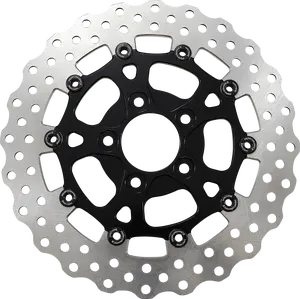 PERFORMANCE MACHINE (PM) Two-Piece Rear Brake Rotor - Dominator - 11.5" - Black