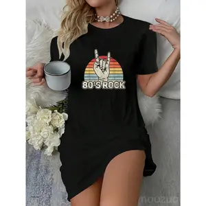 Bag Some Rays Vintage Retro 80's Rock Band Dress