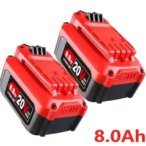 2Pack 8.0Ah 20V Replacement Battery for Craftsman 20V Battery MAX CMCB204 CMCB202 CMCB201 CMCD700C1 CMCS500B
