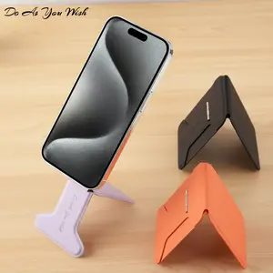 Magnetic Stand Portable Foldable Tripod, New 3D Structure, Small Desktop Tripod for iPhone 12-17 Series, Regular and Card Case Options, Magnetic Smartphone Holder