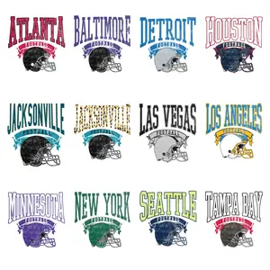 Vintage Football Hometown Team Sweatshirt, Retro Pullover Long Sleeve, Soft Cozy Casual Crewneck, Unisex Menswear Top