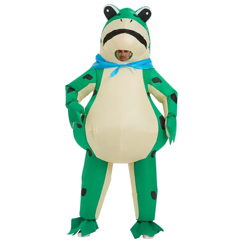 Inflatable Frog Costume Funny Full Body Blow Up Cosplay Costume Suit for Adult Halloween Party Costume for Adult Role Play Inflatable Frog Costume Funny Full Body Blow Up Cosplay Costume Suit for Adult Halloween Party Costume for Adult Role Play