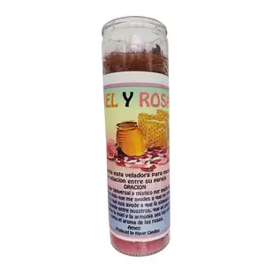 MIEL Y ROSA VELADORA PREPARADA