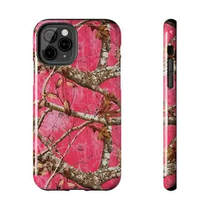 Pink Camo Phone Case, Real Tree Camo Phone Case, Tough Phone Case for iPhone 17 16 15 14 13 12 11