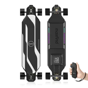 Maxfind CYBER MAX Electric Skateboard with Remote, Top Speed up to 24 Mph, 15 Mile Range, 330 lb Load, Longboard for Adults and Teens