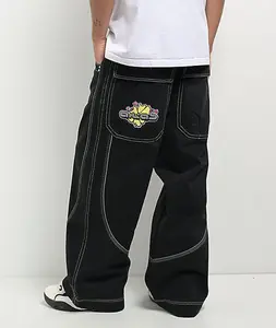 A.LAB Mega Piped Black Jeans