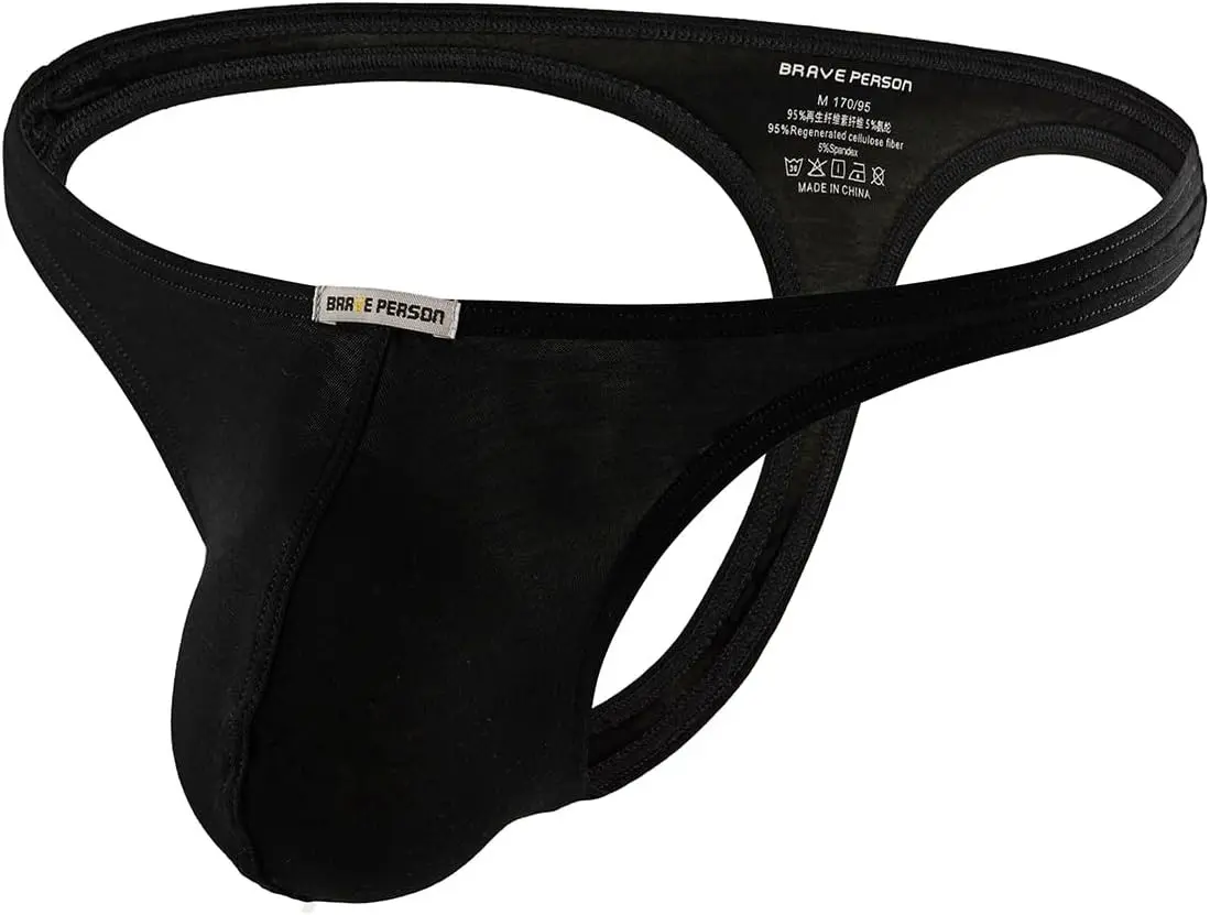 Men's Thong G-String Underwear - Hot Brief Style, Stretch Fabric for All-day Comfort, Breathable and SoftGift