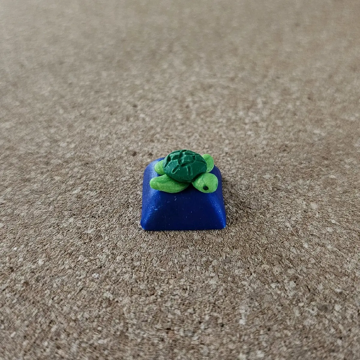 Polymer Clay Turtle Cherry MX Keycap - Computer Accessories