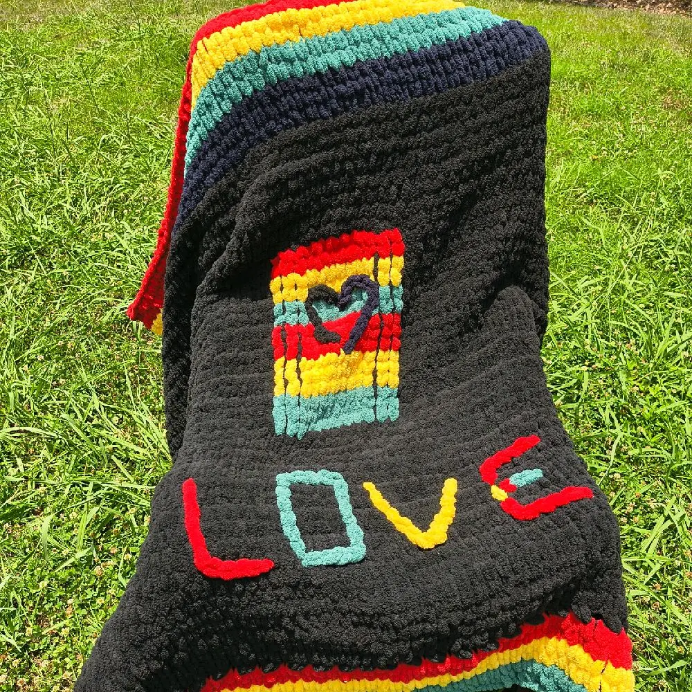 Looped In Love Throw Blanket for Adults, Unique Loop Design, Love Motif, Skin-Friendly Polyester Fabric, Ideal for Nap-Sleep-Travel Use