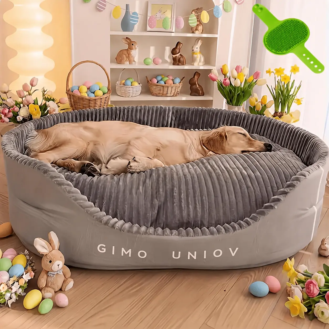 BFPETHOME Cool Dog Couch Bed - Non-Slip Bottom Pad, Machine Washable, Chew-Resistant, Dirt-Proof, Thick, All-Season Indoor Pet Bed for XXL Large Dogs