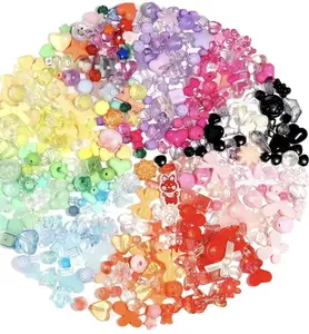 DIY Bead Jewelry Making Kit - 24 Colors Round Beads & Charms for Bracelet, Necklace, Keychain Craft - Complete Starter Set with Tools for Teens & Adults