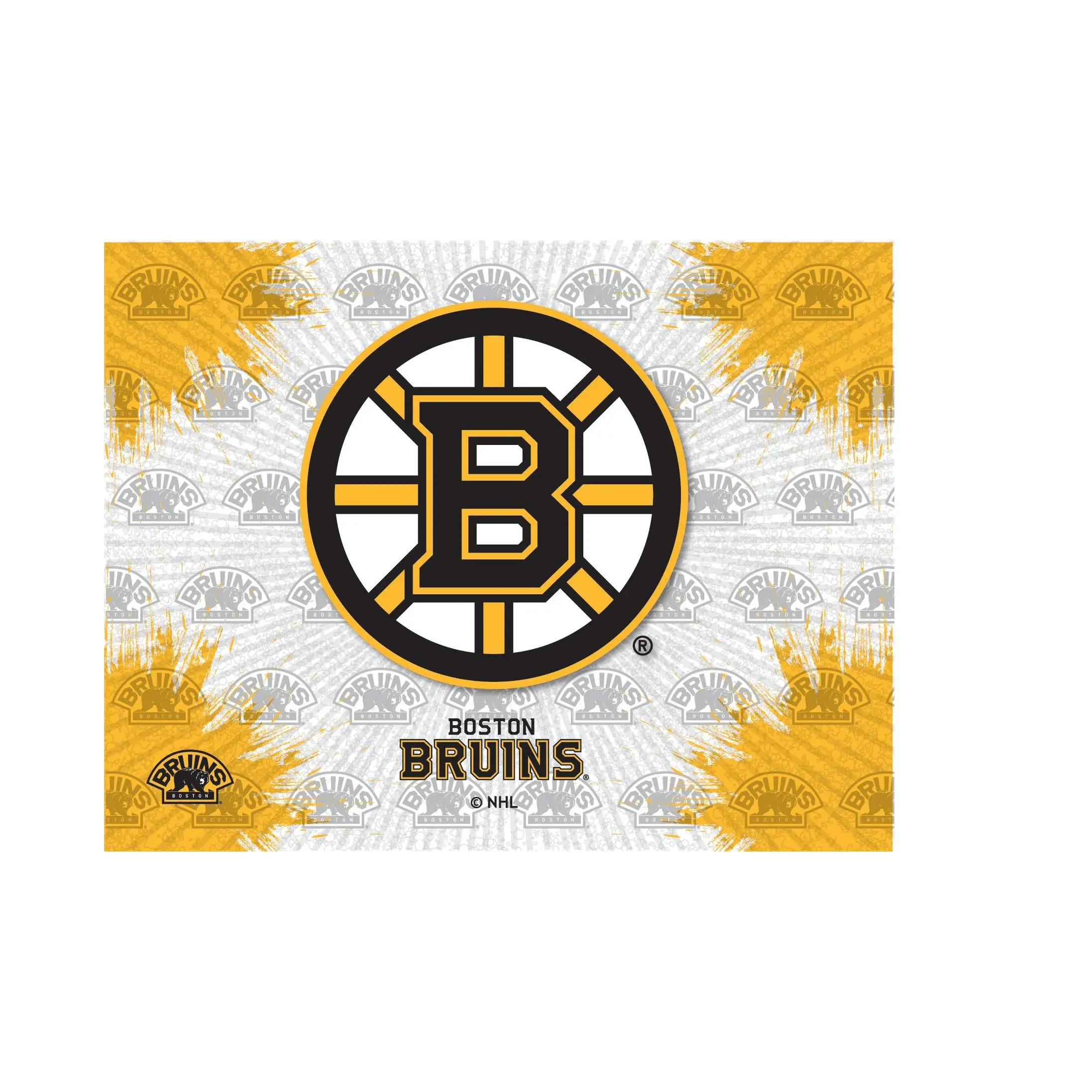 Boston Bruins Logo Canvas -24"x36"