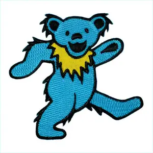 Grateful Dead - Blue Dancing Bear Embroidered Patch