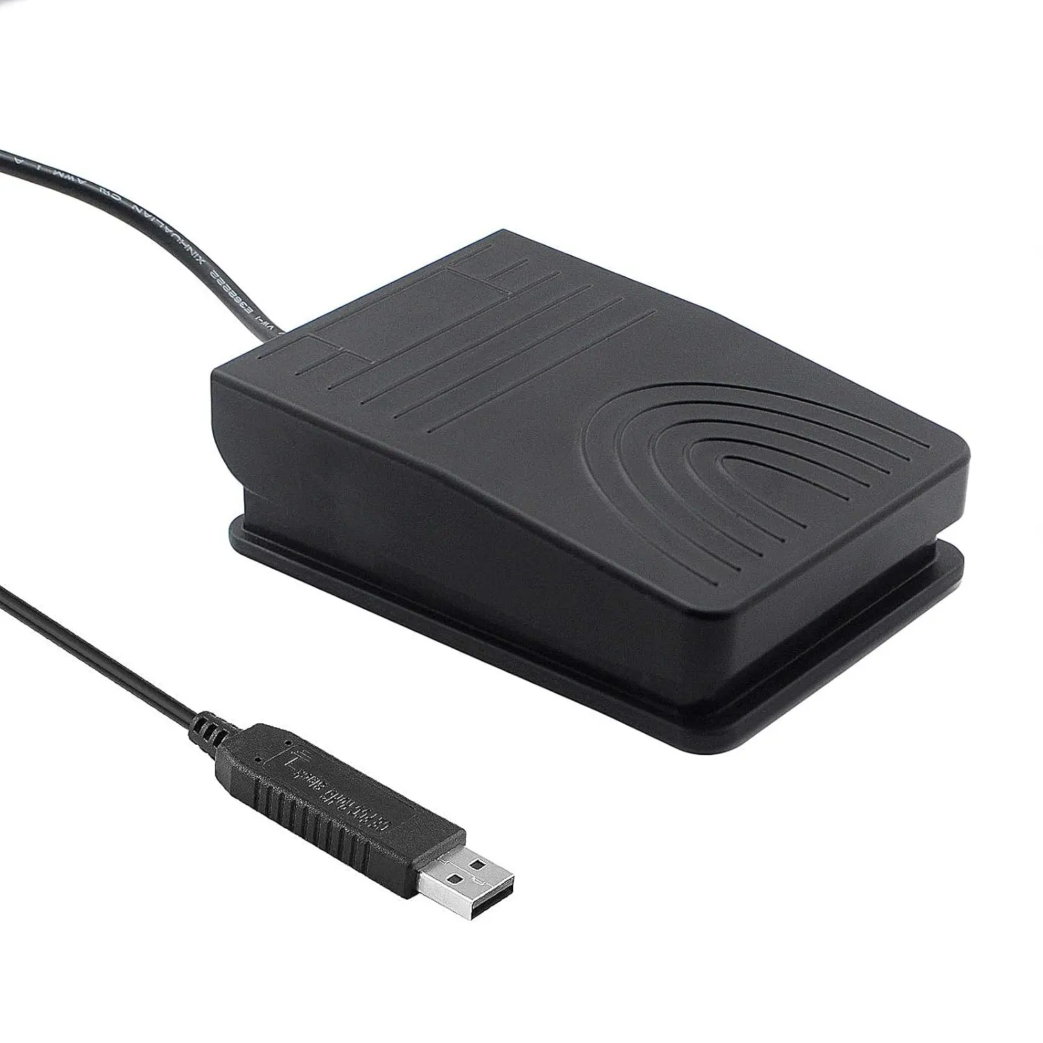[Upgraded] USB Foot Pedal Switch Video Game PC Hands Free Footswitch One Key Control Program Computer Mouse Keyboard HID with 2M Cable