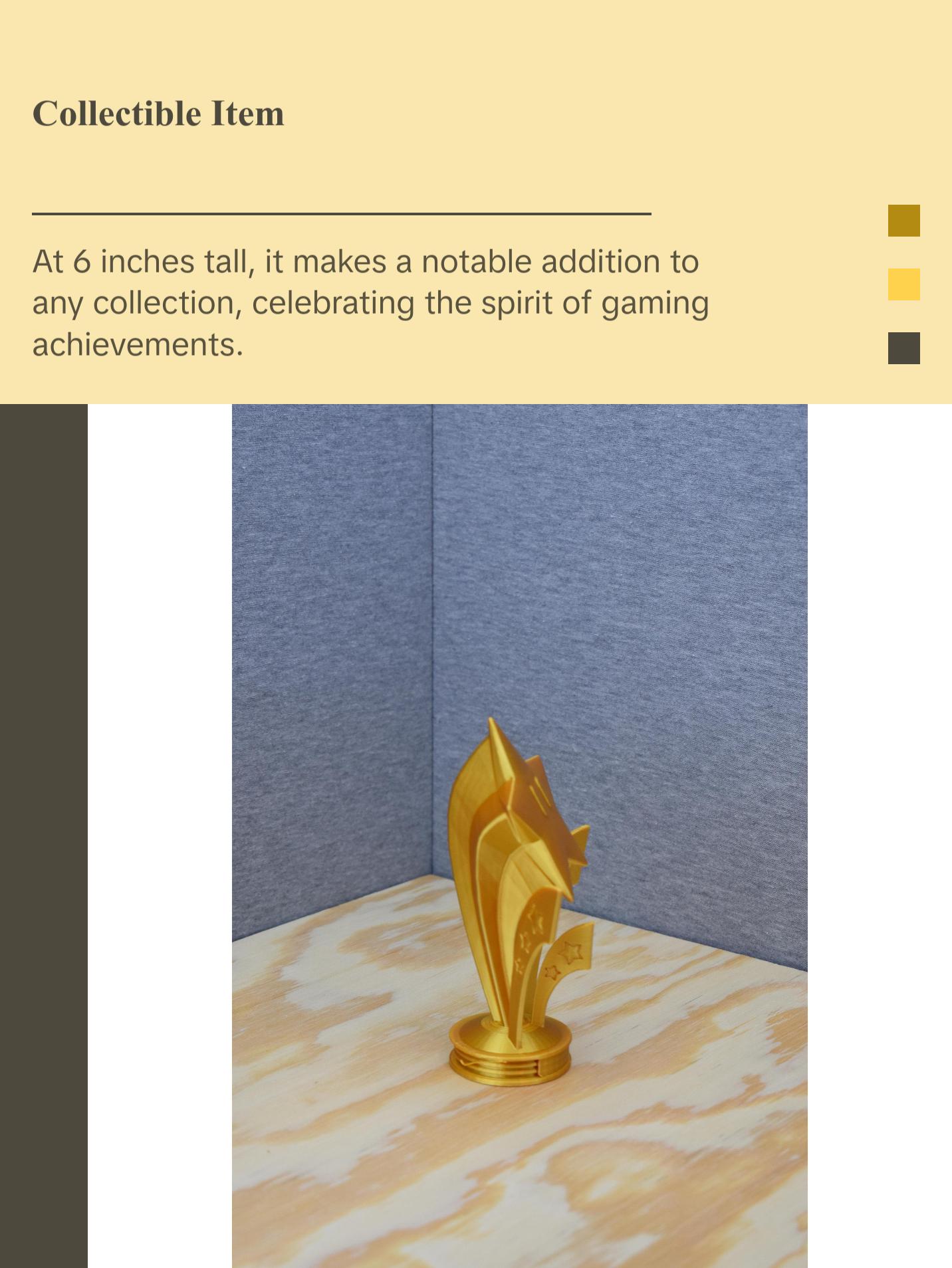 Mario Kart Star Cup Trophy - The Perfect Trophy Award for Any Mario/Nintendo Fans