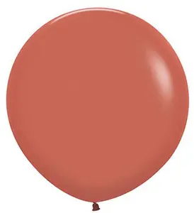 24" Sempertex  Deluxe Terracotta Balloons 1 count #59370