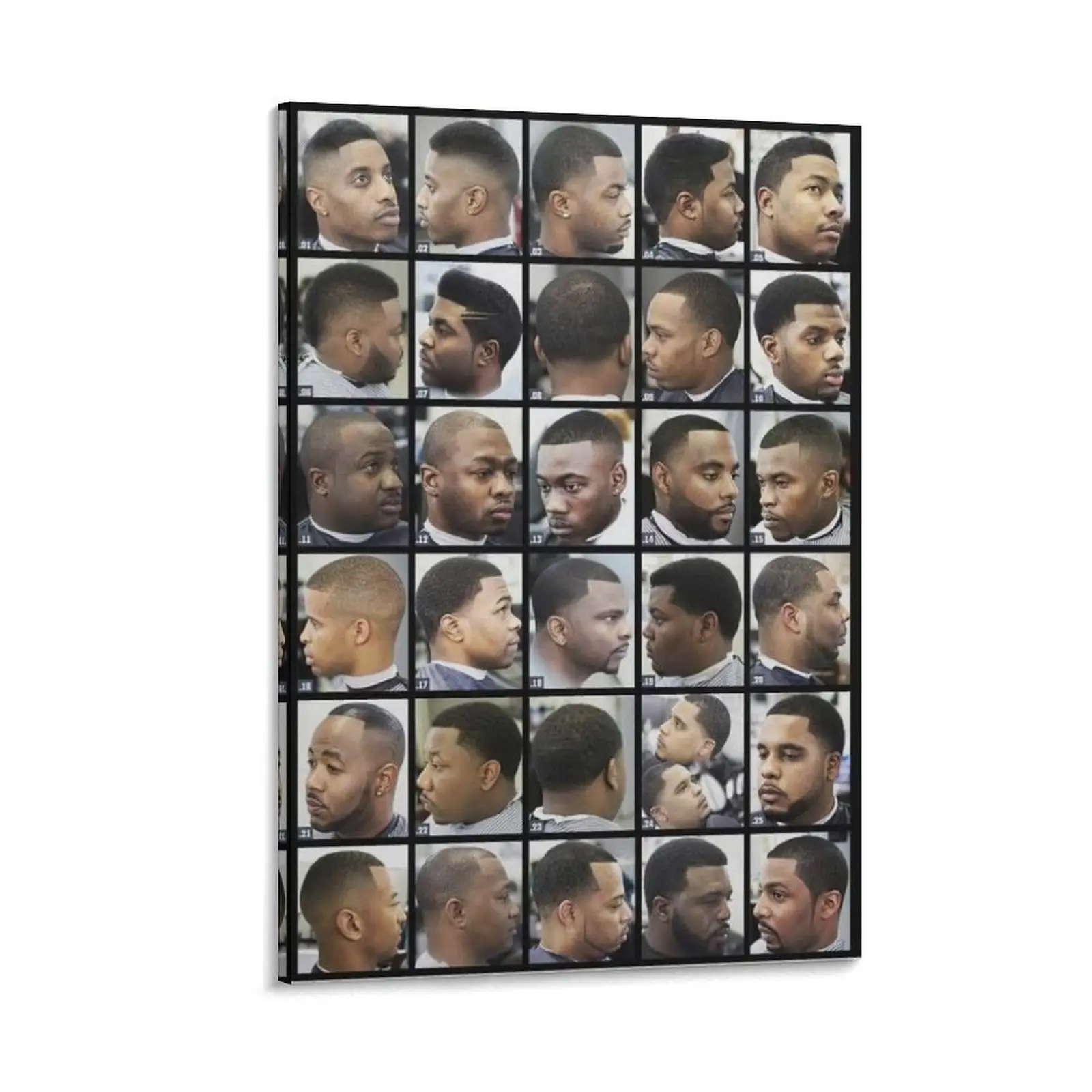 Barbershop Fashionable Men Haircut of A Modern Barbershop Barber Poster Poster Canvas Wall Art For Bedroom Decor Bar Office Room Decor Gift