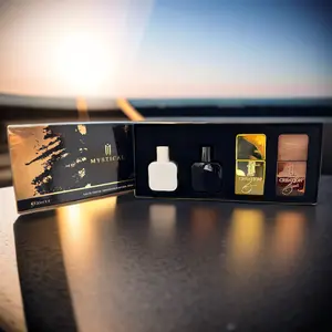 Men's Wood and Amber Perfume Set,Men's cologne fragrance spray, Father's DayThanksgiving Christmas Gift Set , 30ml*4(1.0FL.OZ.*4)
