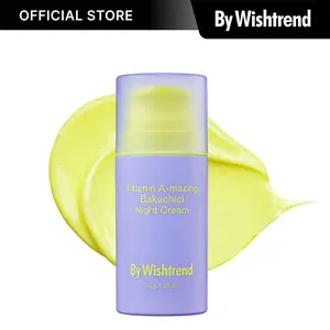 [By Wishtrend Official] Vitamin A-mazing Bakuchiol Night Cream 30g | NATURE'S RETINOL GENTLY & EFFECTIVELY COMBATS SIGNS OF AGING